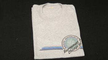 ''NAVGA Nationals Tournament 4 Chicago,'' Short Sleeve Shirt (grey) - 1986