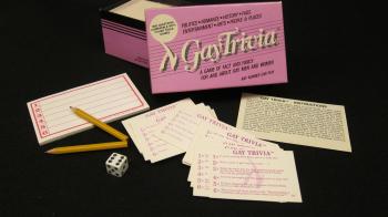 Gay Trivia Game - 1985