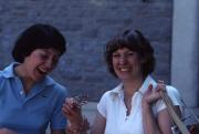 Laughing friends, c.1982