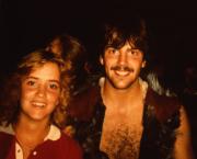 Two students pose for a picture, c.1983