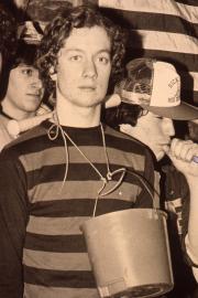 Student stands for a photo, c.1983