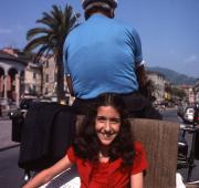 Takes a ride, c.1986