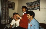 Friends share a laugh, c.1987