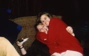 Friends embrace, c.1992