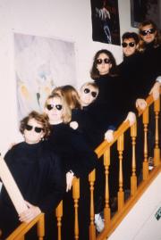 Students in matching outfits, c.1982