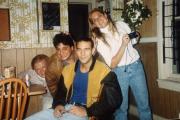 Friends pose for a photo, c.1992