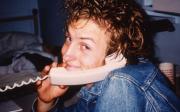 On the phone, c.1992