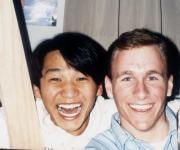 Two students, c.1993