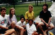 Sitting on the Academic Quad, c.1994