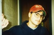 Male student gazes at the camera, c.1995