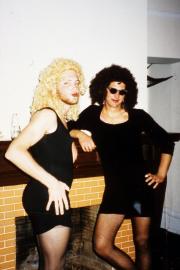 Boys dressed as women, c.1995