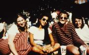 Friends sit in sunshine, c.1996