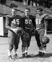 Football Team Captains, 1956