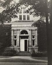 Entrance to Tome Scientific Building, c.1930