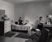 Dorm room in Drayer Hall, c.1950