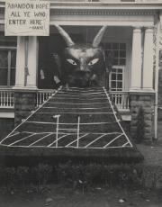 Homecoming banner, 1949