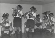 Oktoberfest band at Homecoming, 1981