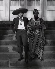 Two International students, 1958