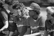 Softball team bench, 1987