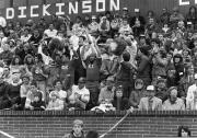 Sigma Chi at a football game, 1986