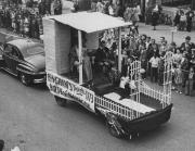 Bingham's Porch - 1773, Birth of Dickinson Float, 1948
