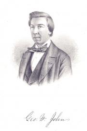 George W. John, 1859