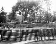 Spahr Library construction, 1967