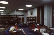 Students studying in Spahr Library, 1968