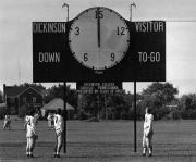 Biddle Field scoreboard, 1952