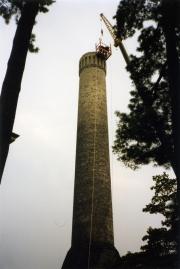 Heating Plant demolition, 1987