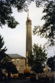 Heating Plant demolition, 1987