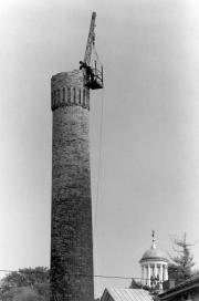 Heating Plant demolition, 1987