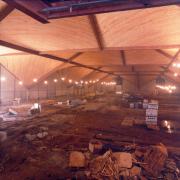 Kline Center construction, 1980