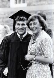 Steven Eisenstein at Commencement, 1986