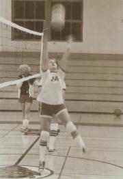 Volleyball game, c.1975