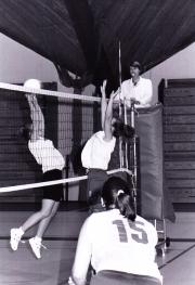 Volleyball game, 1995