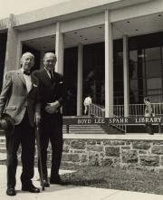 Boyd Lee Spahr with President Rubendall, 1967