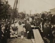 Cornerstone laying ceremony for Denny Hall, 1904
