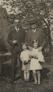 President Morgan and Hugh Morgan, c.1925