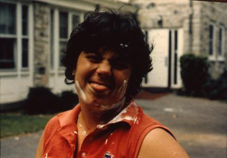 Student makes a face for the camera, c.1983