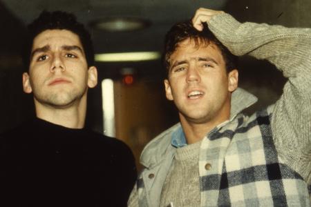 Two boys look confused, c.1985