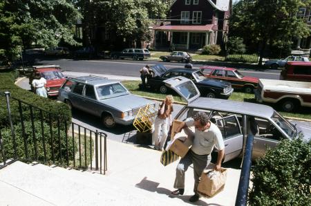 Move-in day, c.1988