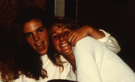Two Friends smile, c.1988