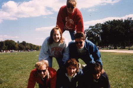 Human pyramid, c.1992