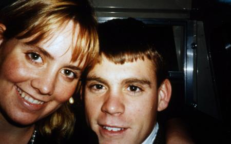 Couple at a formal event, c.1995