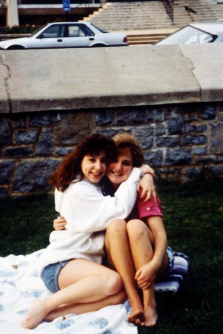 Students enjoy Morgan field, c.1995