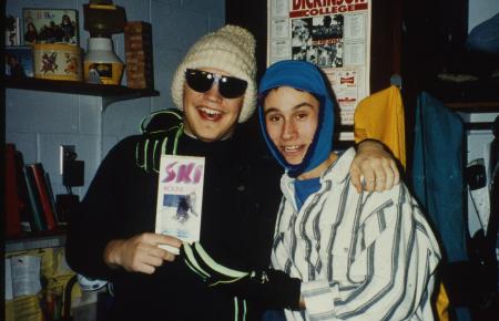 Two students ready to ski, c.1996