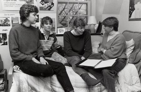 Dorm room in Drayer Hall, c.1985