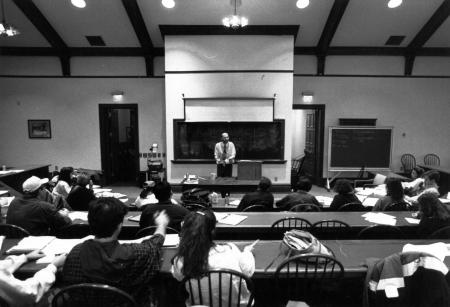 Professor Hoefler teaching, 1992