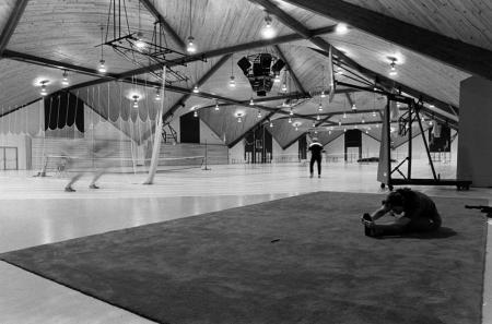 Kline Center, indoor track, 1990